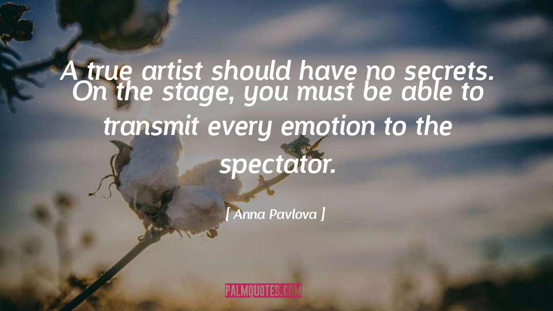 No Secrets quotes by Anna Pavlova