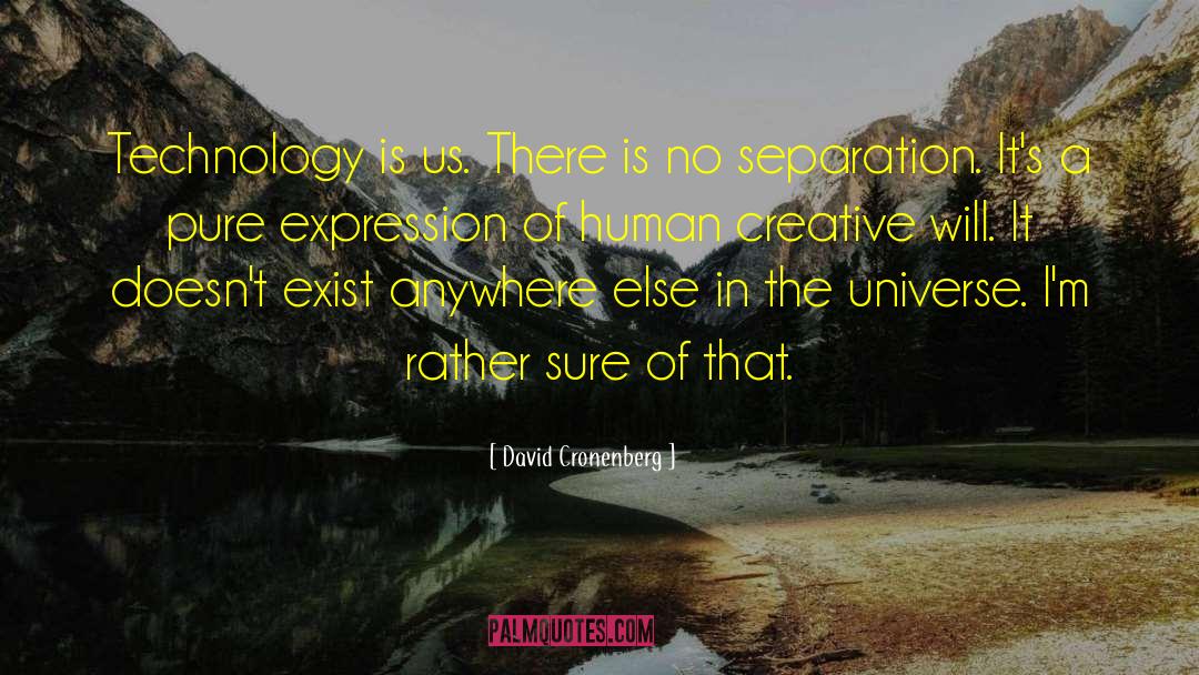 No Separation quotes by David Cronenberg