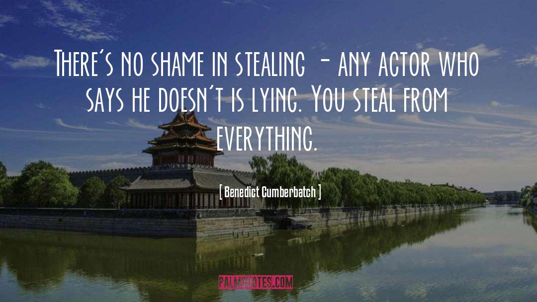 No Shame quotes by Benedict Cumberbatch