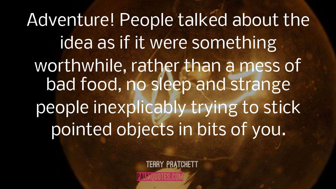 No Sleep quotes by Terry Pratchett