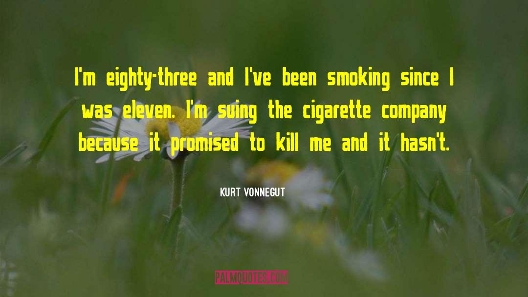 No Smoking quotes by Kurt Vonnegut