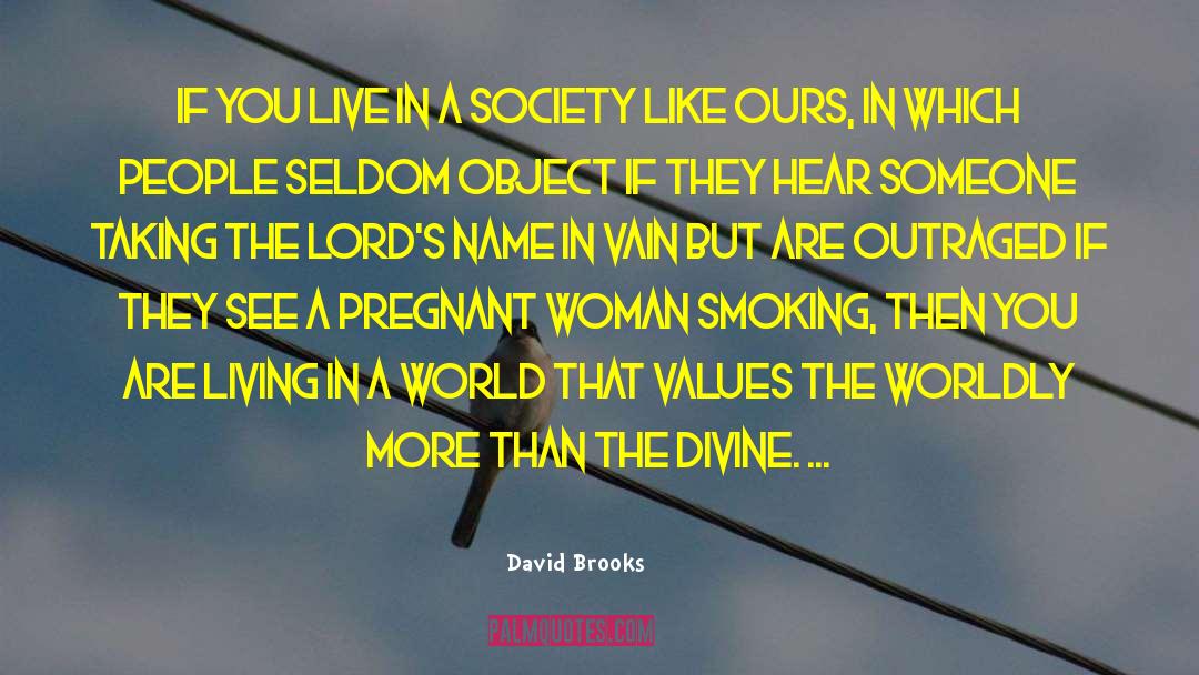 No Smoking quotes by David Brooks