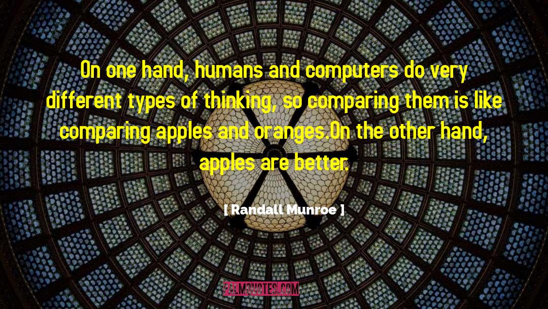 No Such Thing As Organic Apples quotes by Randall Munroe