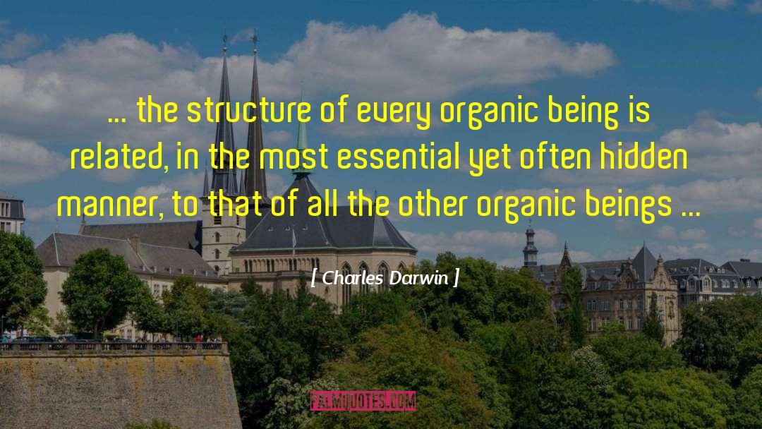 No Such Thing As Organic Apples quotes by Charles Darwin
