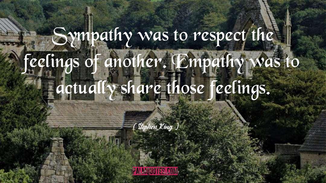 No Sympathy quotes by Stephen King