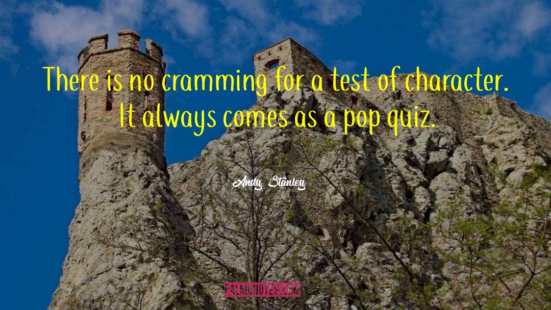 No Tests For Agatha quotes by Andy Stanley
