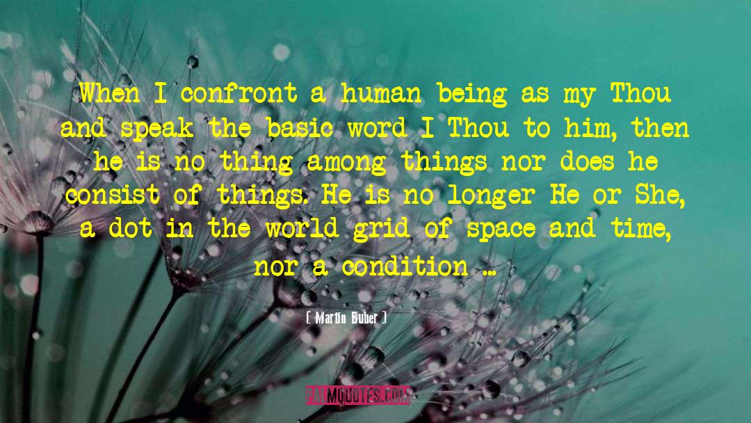 No Thing quotes by Martin Buber