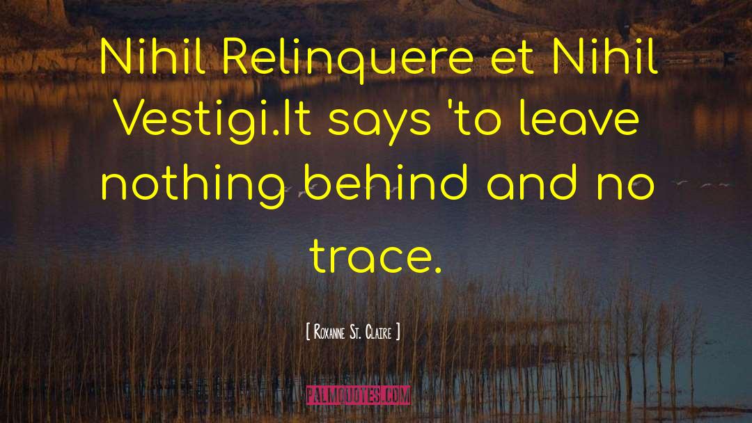 No Trace quotes by Roxanne St. Claire