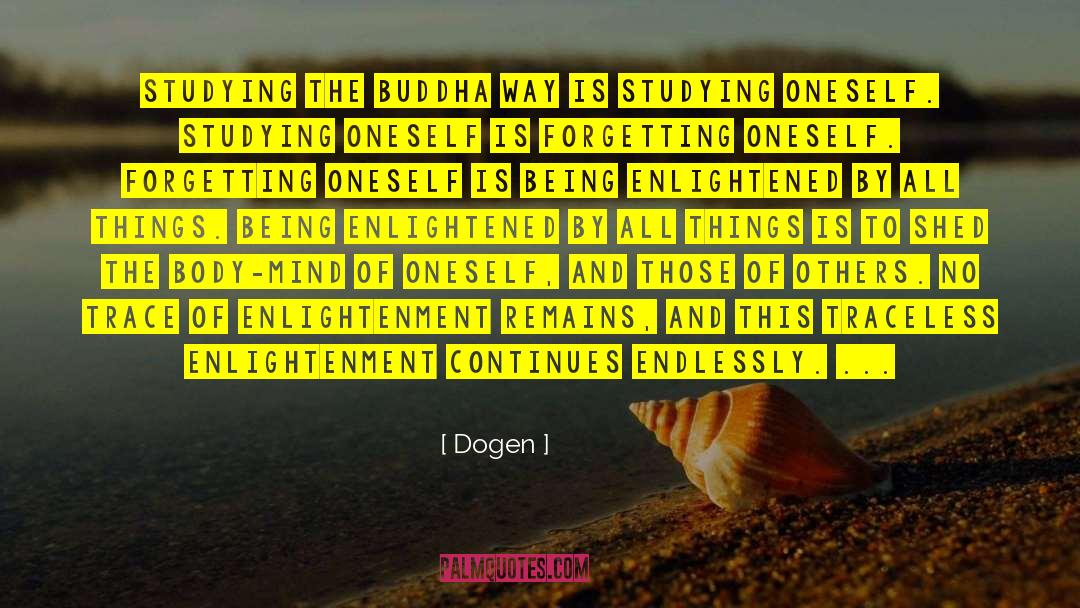 No Trace quotes by Dogen