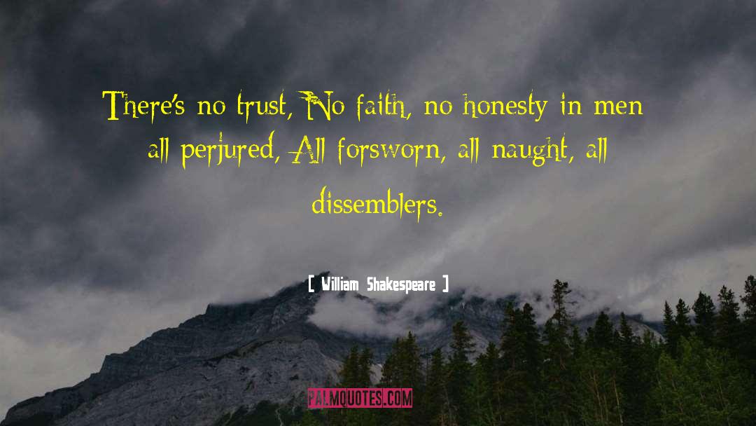 No Trust quotes by William Shakespeare