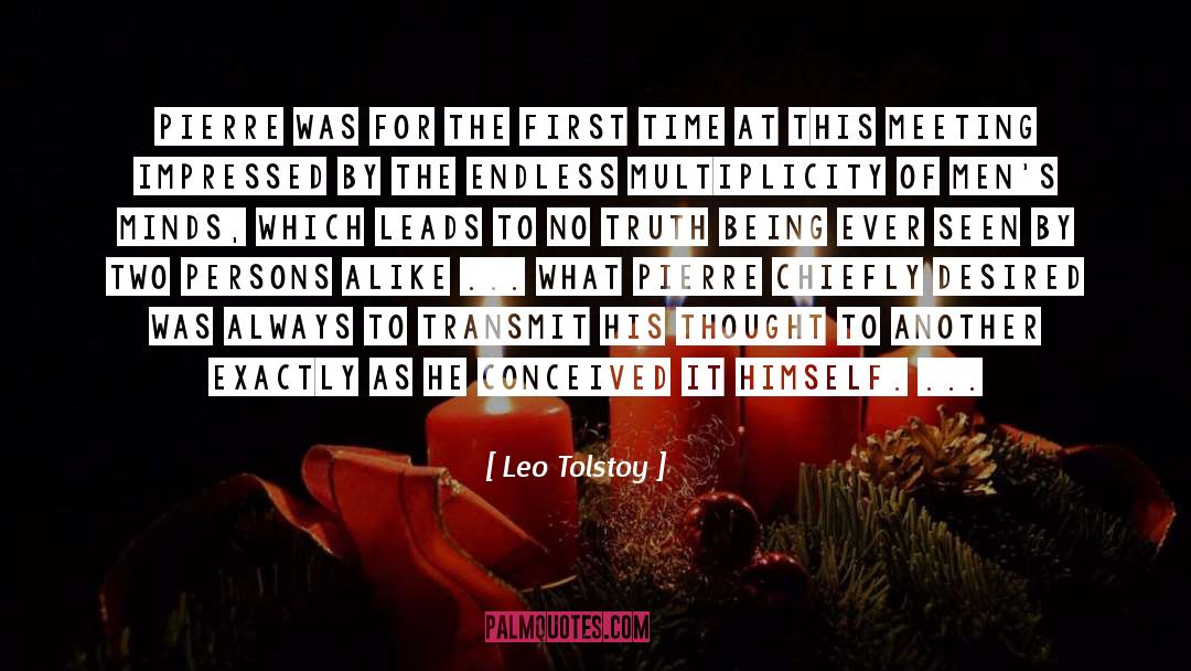 No Truth quotes by Leo Tolstoy