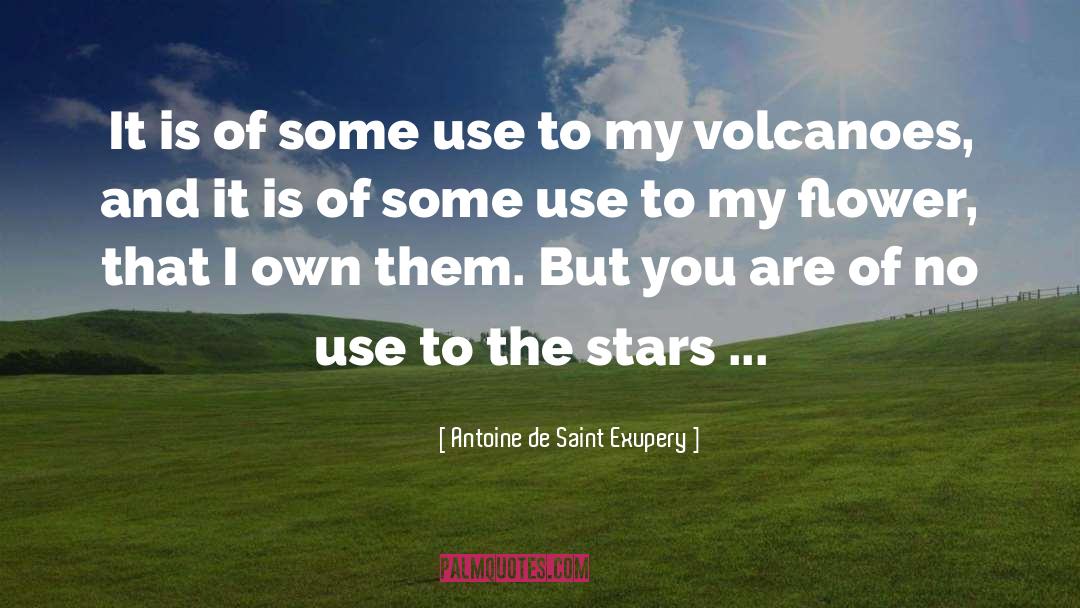 No Use quotes by Antoine De Saint Exupery