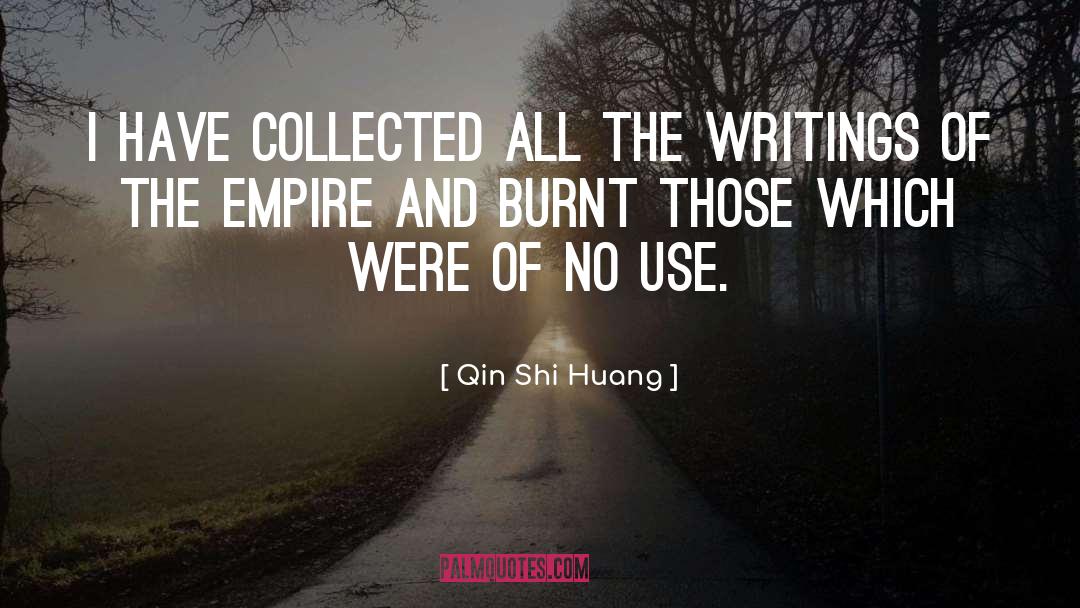 No Use quotes by Qin Shi Huang