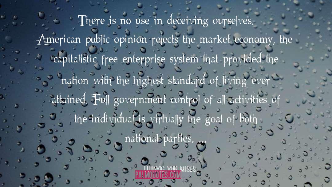 No Use quotes by Ludwig Von Mises
