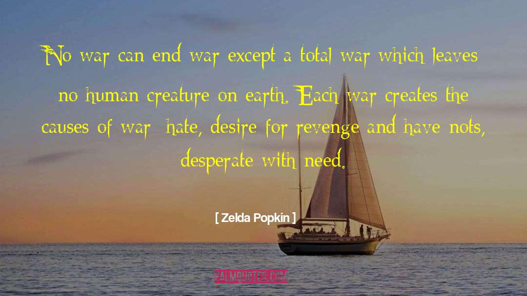 No War quotes by Zelda Popkin