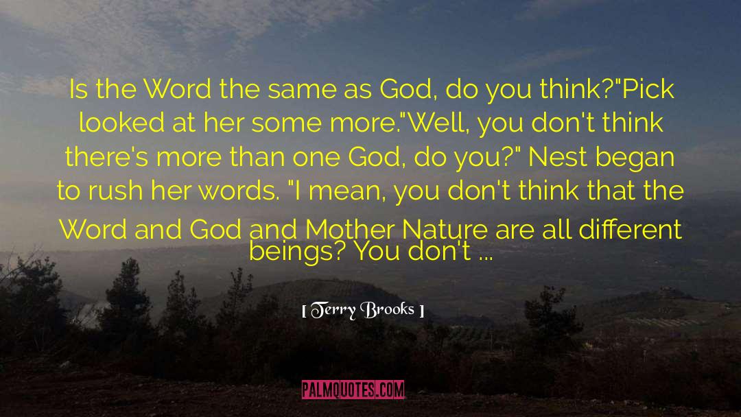 No Words For You quotes by Terry Brooks