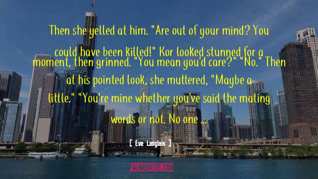 No Words For You quotes by Eve Langlais