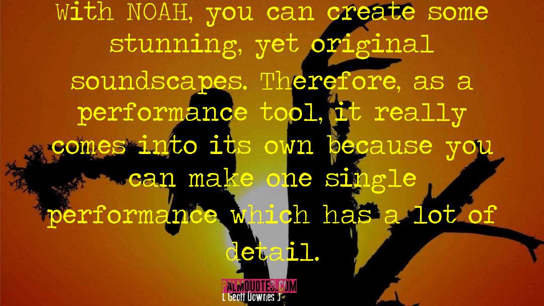 Noah Hutchins quotes by Geoff Downes