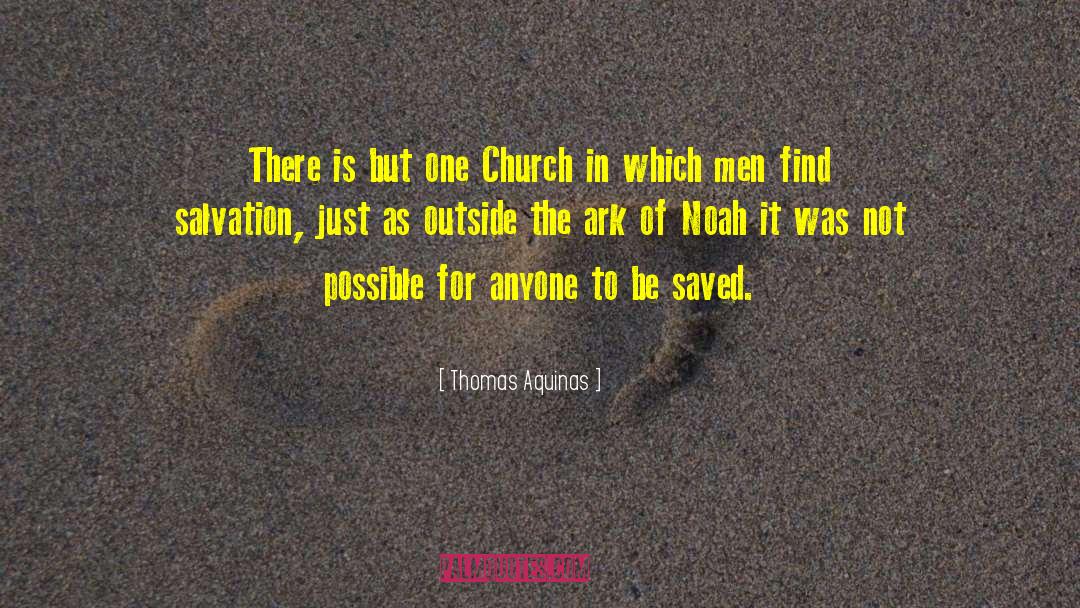 Noahs Ark quotes by Thomas Aquinas