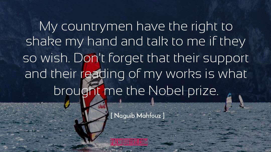 Nobel Prize Speech quotes by Naguib Mahfouz