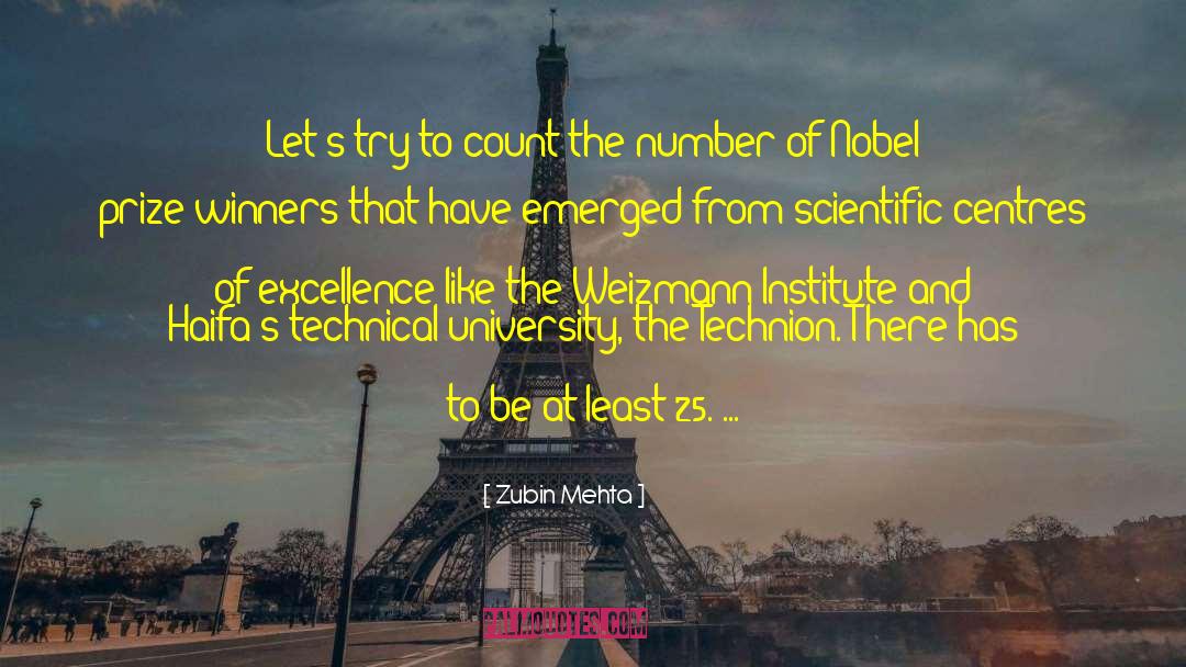 Nobel Prize Winners quotes by Zubin Mehta