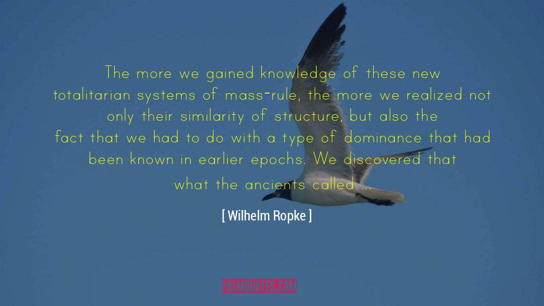 Nobility In A Modern World quotes by Wilhelm Ropke