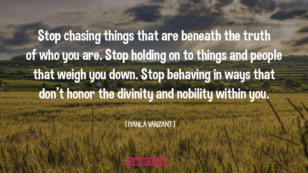 Nobility quotes by Iyanla Vanzant