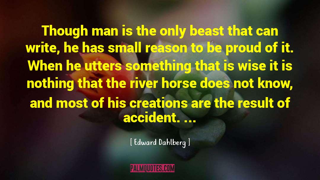 Noble Man quotes by Edward Dahlberg