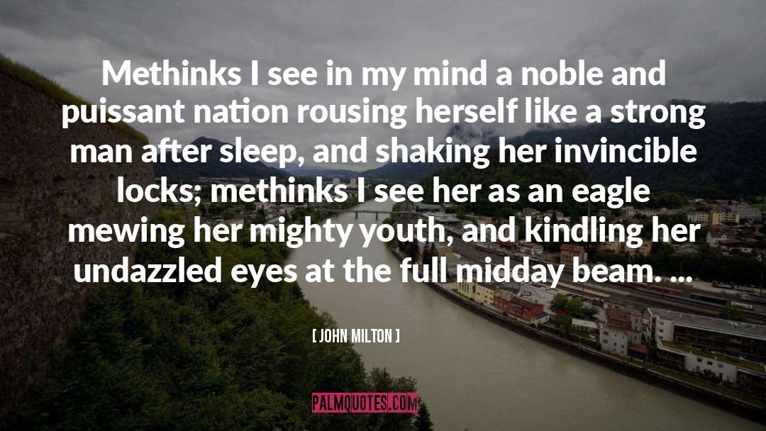 Noble Visions quotes by John Milton