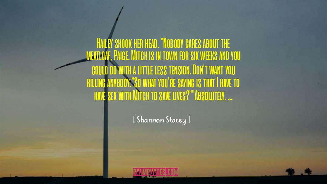 Nobody Cares quotes by Shannon Stacey