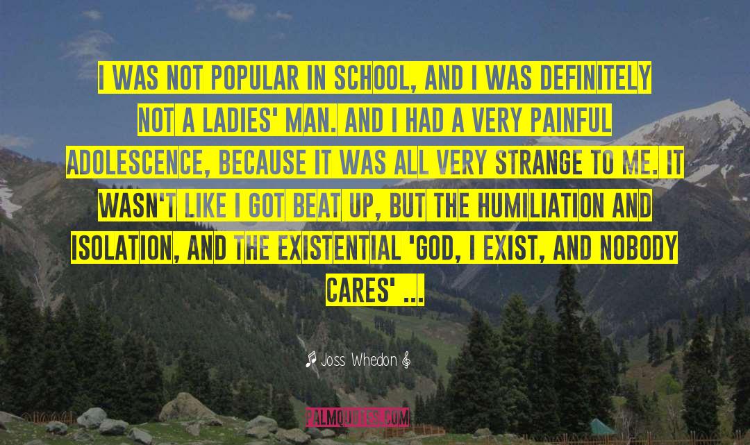 Nobody Cares quotes by Joss Whedon
