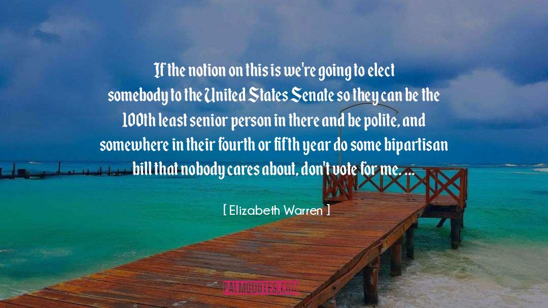 Nobody Cares quotes by Elizabeth Warren