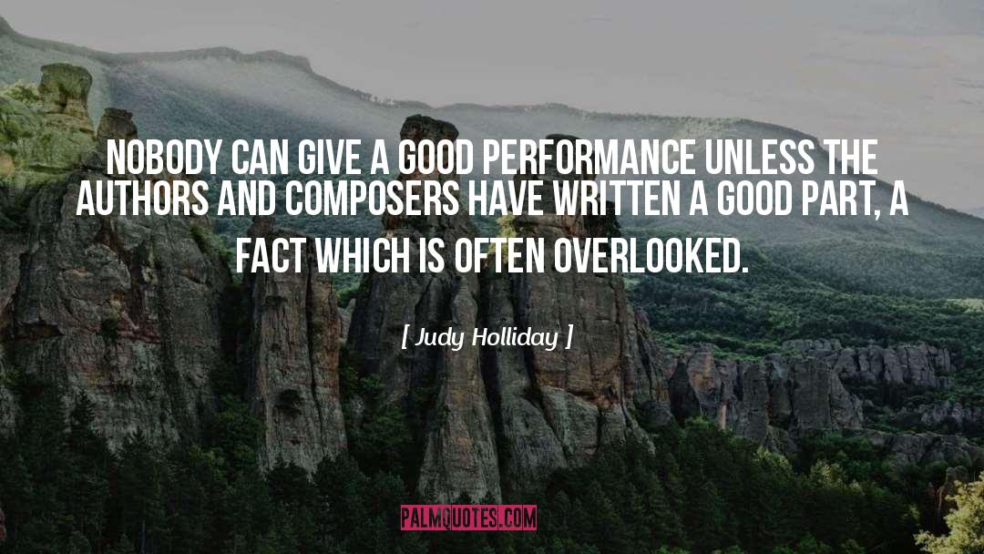 Nobody Is Perfect quotes by Judy Holliday