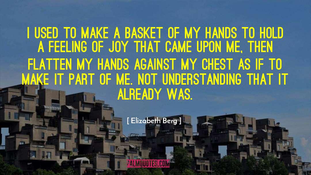 Nobody Understanding Me quotes by Elizabeth Berg