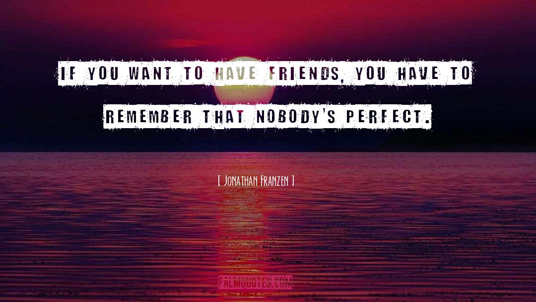 Nobodys Perfect quotes by Jonathan Franzen