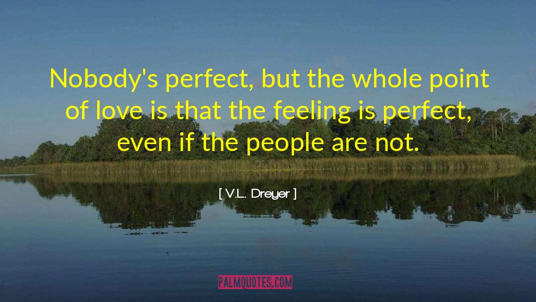 Nobodys Perfect quotes by V.L. Dreyer