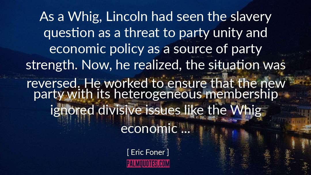 Nobuntu Lincoln quotes by Eric Foner