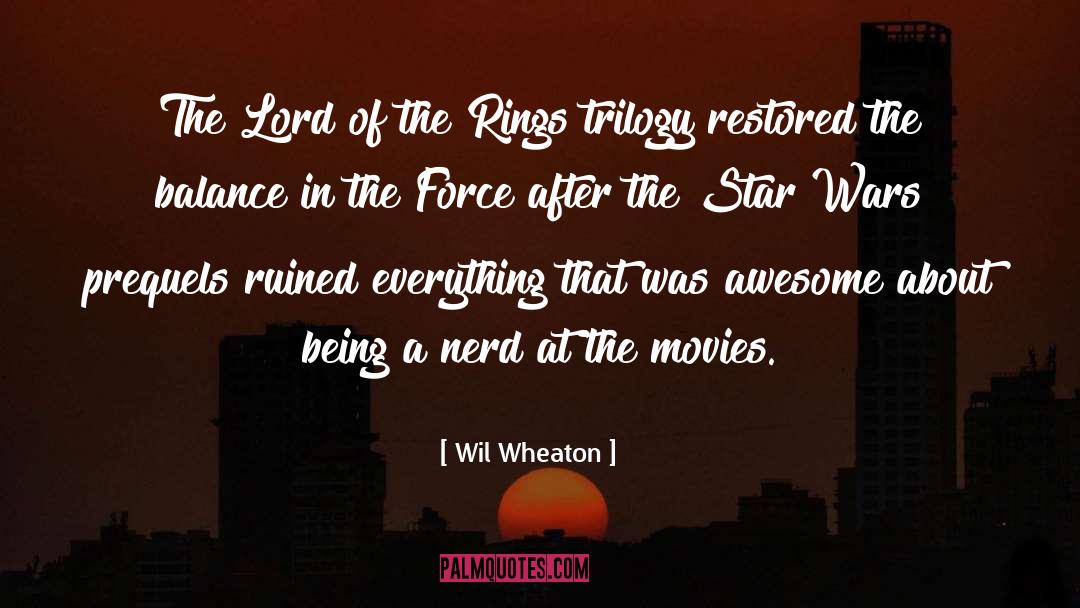 Nocte Trilogy quotes by Wil Wheaton