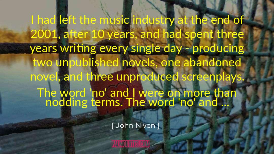 Nodding quotes by John Niven