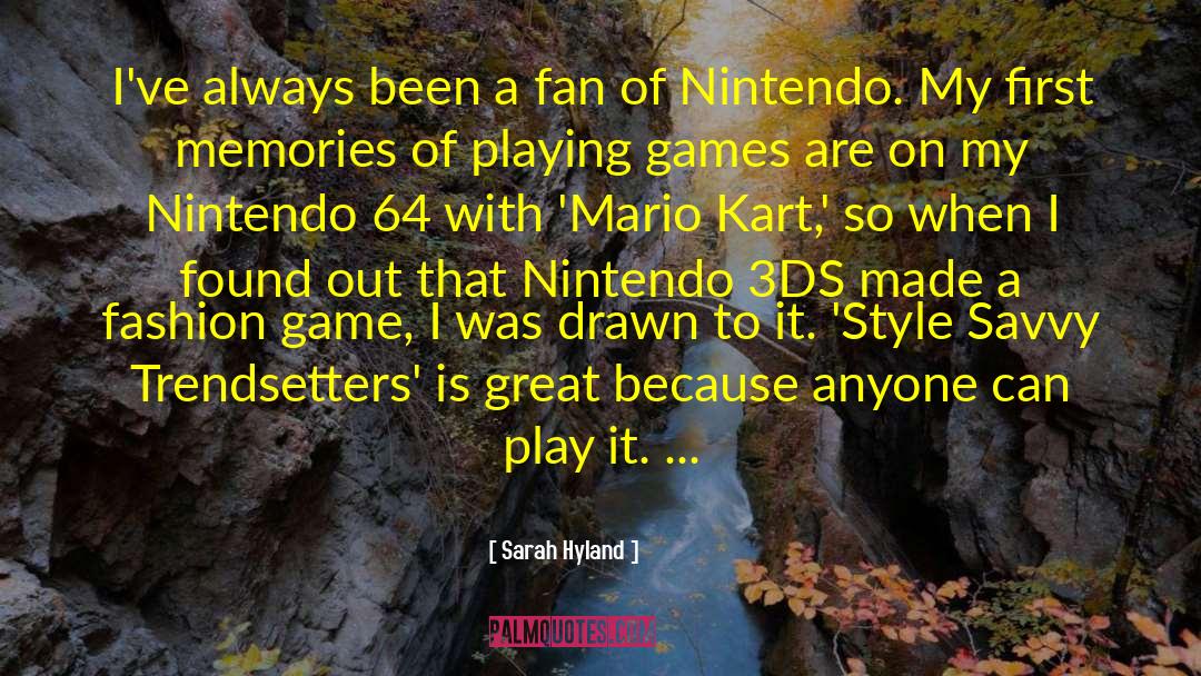 Nogami Nintendo quotes by Sarah Hyland
