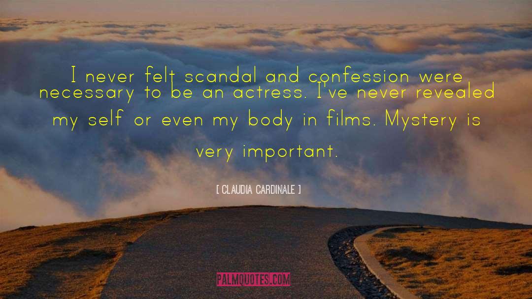 Noir Mystery quotes by Claudia Cardinale