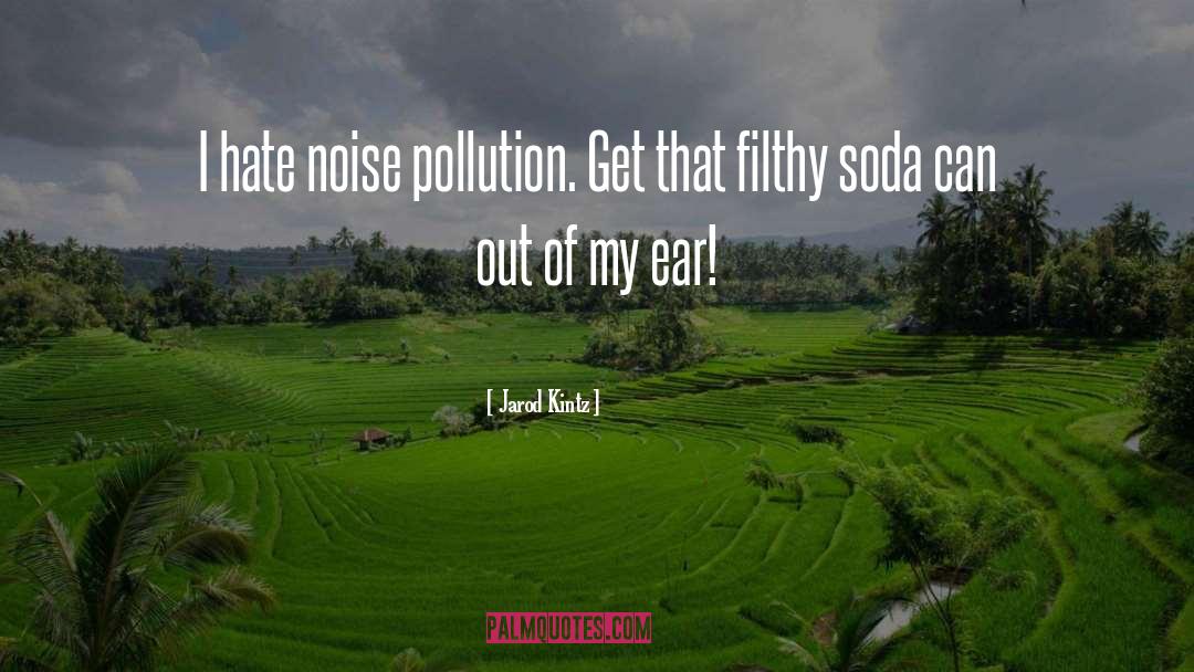 Noise Pollution quotes by Jarod Kintz