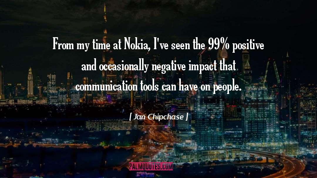Nokia quotes by Jan Chipchase