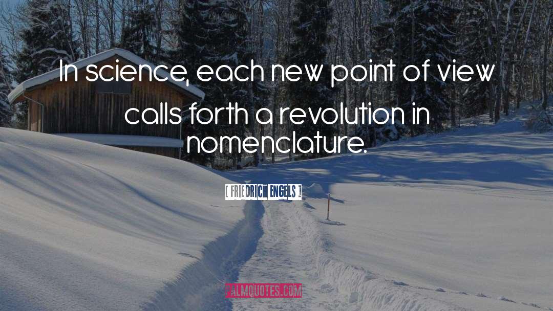 Nomenclature quotes by Friedrich Engels