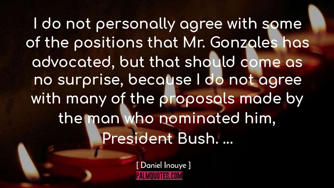 Nominated quotes by Daniel Inouye