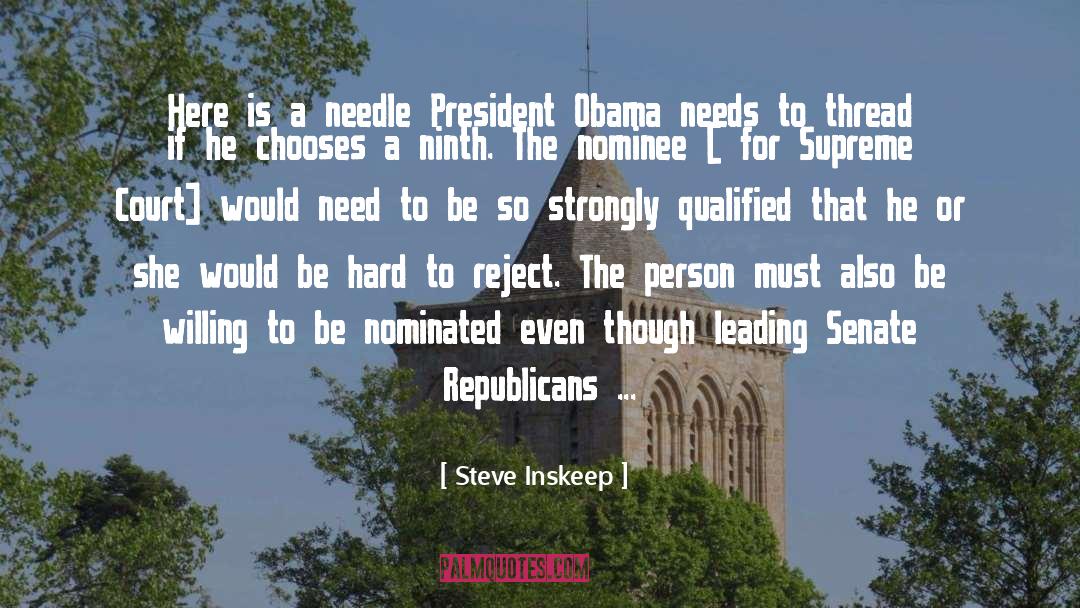 Nominated quotes by Steve Inskeep