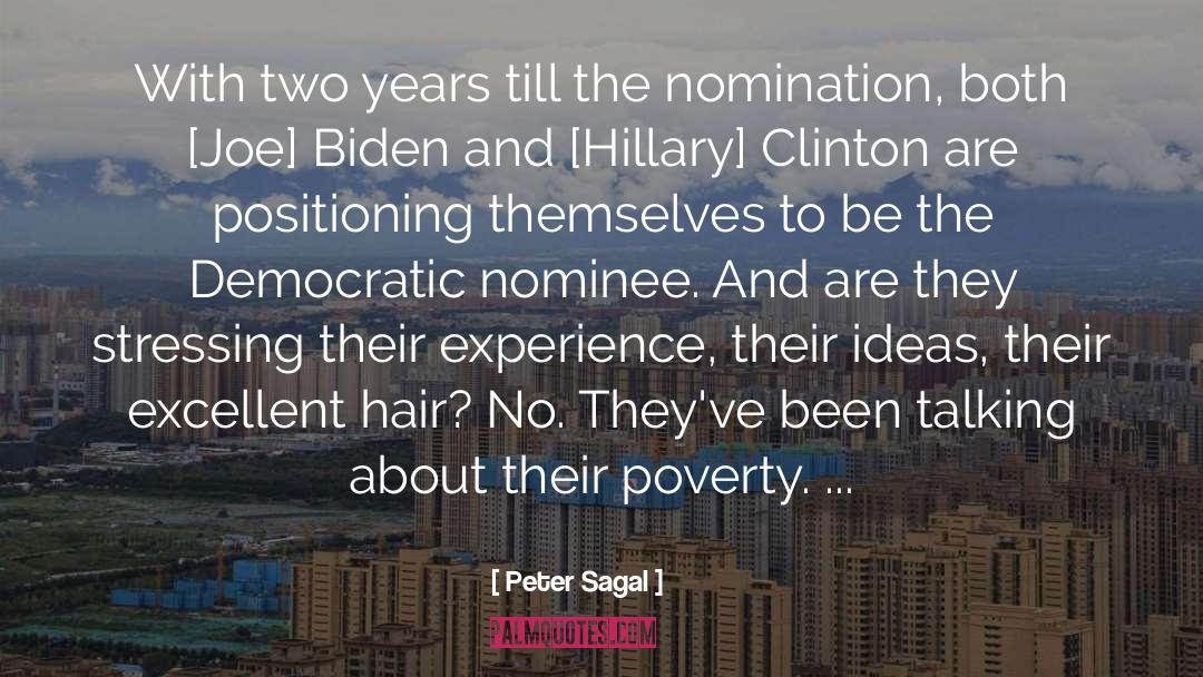 Nomination quotes by Peter Sagal