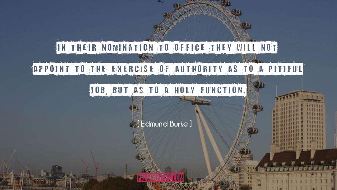 Nomination quotes by Edmund Burke