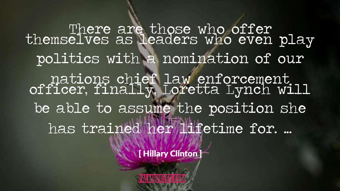 Nomination quotes by Hillary Clinton