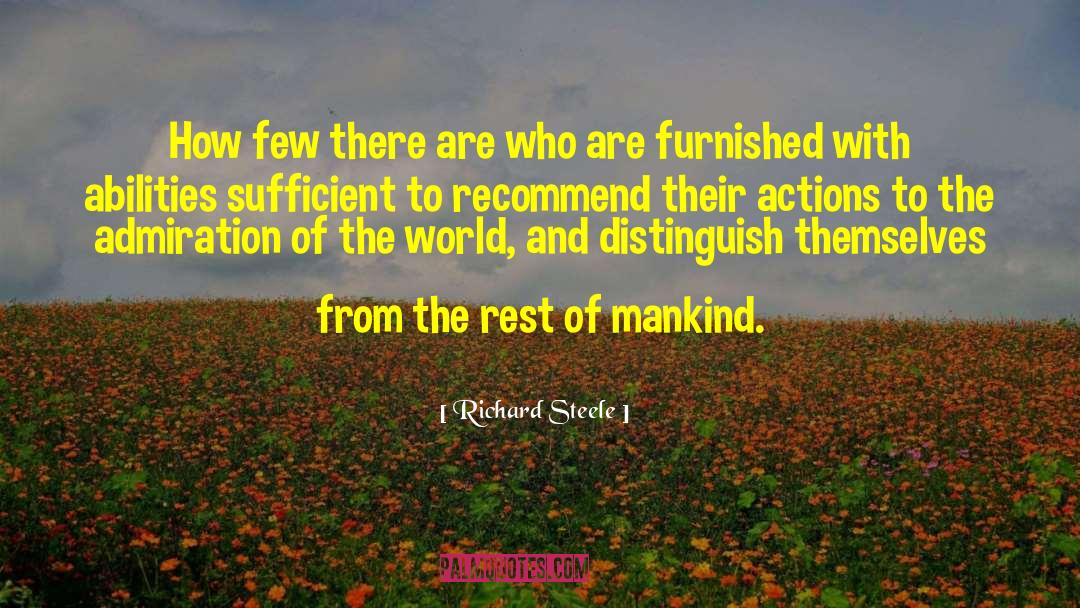 Non Action quotes by Richard Steele